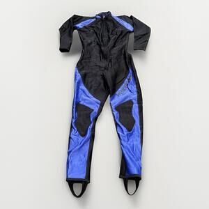 Vintage Henderson Aquatics Womens Black Blue Wetsuit Size M MEDIUM Made In USA